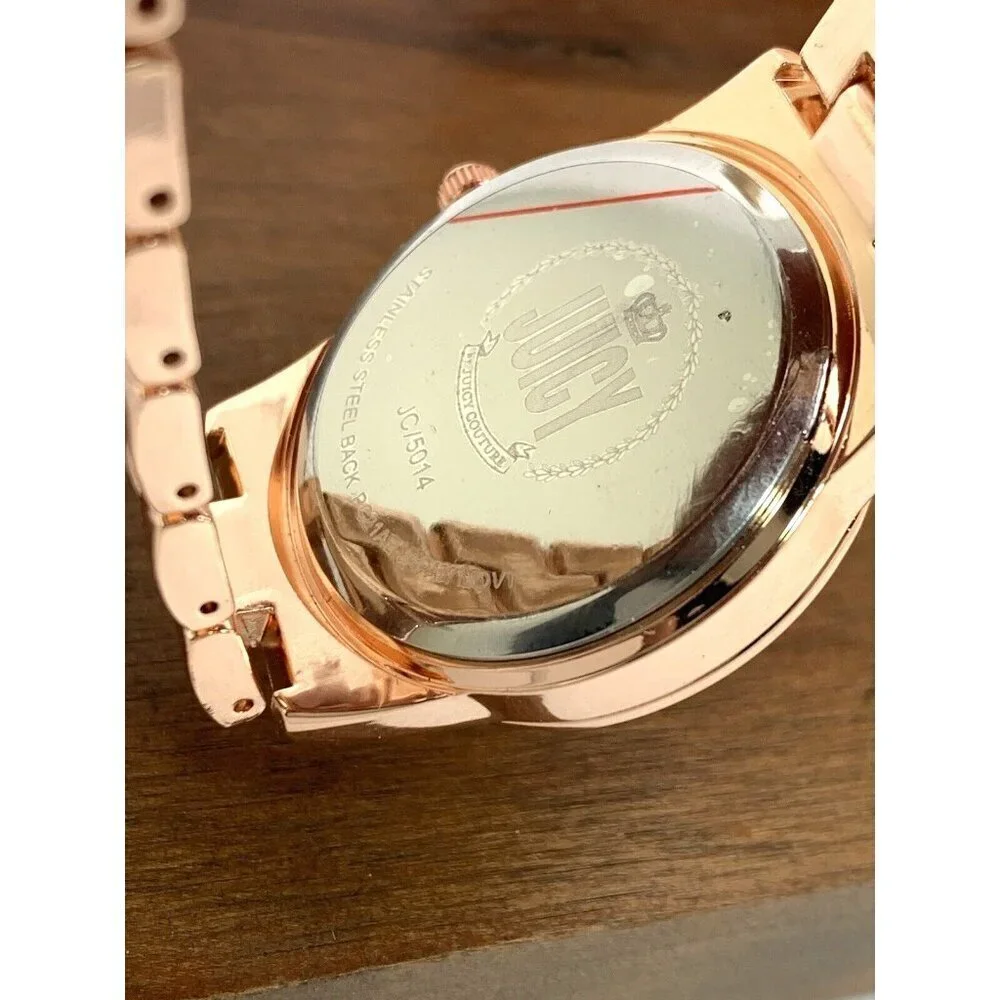 Juicy By Juicy Couture Women's Watch JC/5014 Quartz Rose Gold Steel 34mm